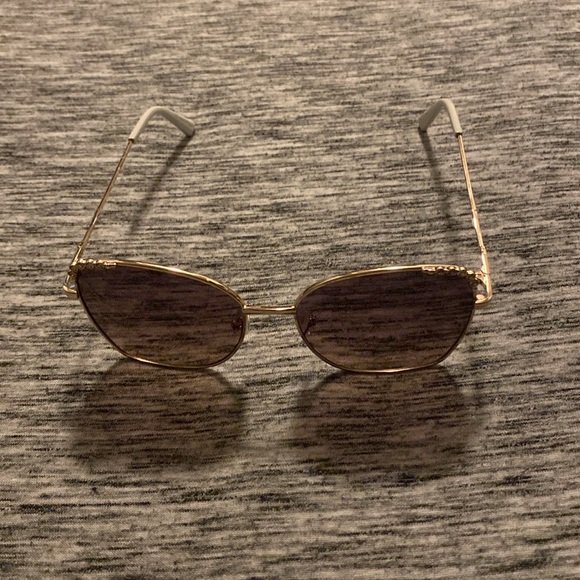 2 Pairs of Fashion Sunglasses Oversized Geometric Square Shaped Frames Gold-Tone - Picture 11 of 15